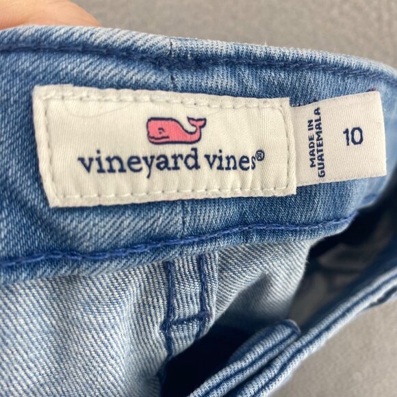 Vineyard Vines Jeans Womens 10 Blue Light Stone Wash Denim Skinny Stretch Casual - Picture 5 of 11